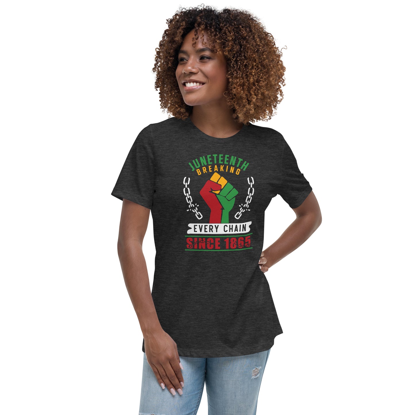 Juneteenth Breaking Every Chain Relaxed T-Shirt