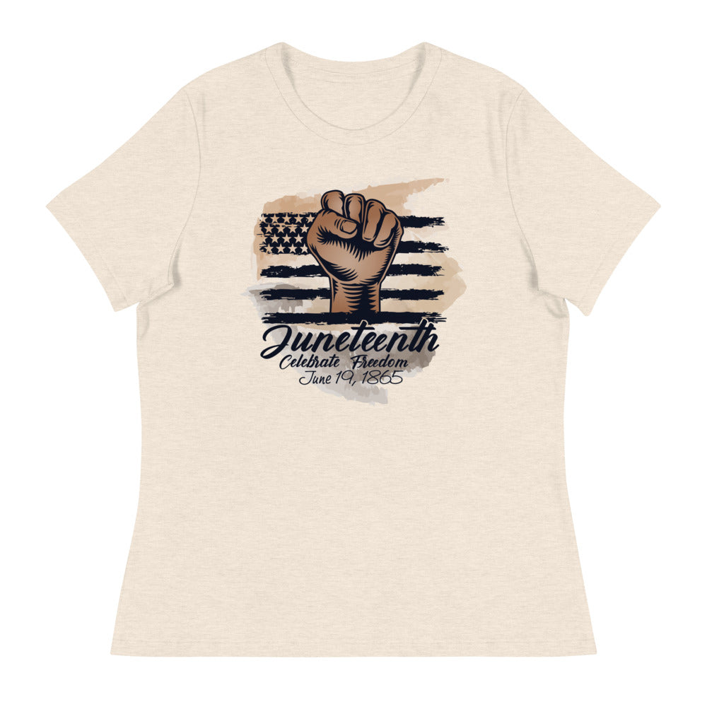 Juneteenth Celebrate Freedom Women's Relaxed T-Shirt
