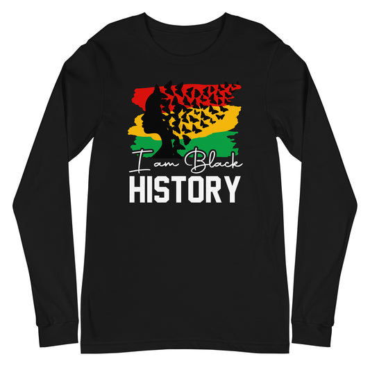 I am Black History Unisex Long Sleeve Tee