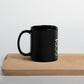 God Is Love Black Glossy Mug