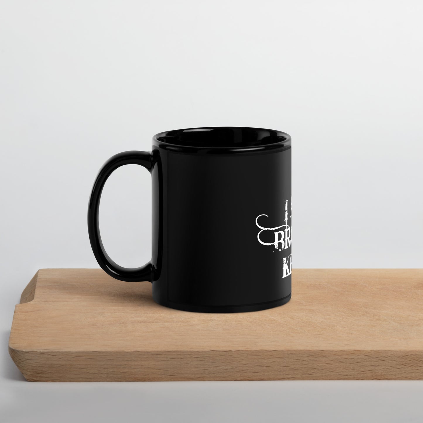 I Am My Brothers Keeper Masonic Black Glossy Mug