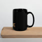 God Is Love Black Glossy Mug