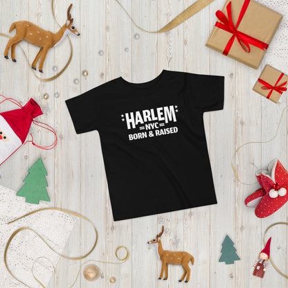 Harlem Born and Raised Toddler Short Sleeve Tee