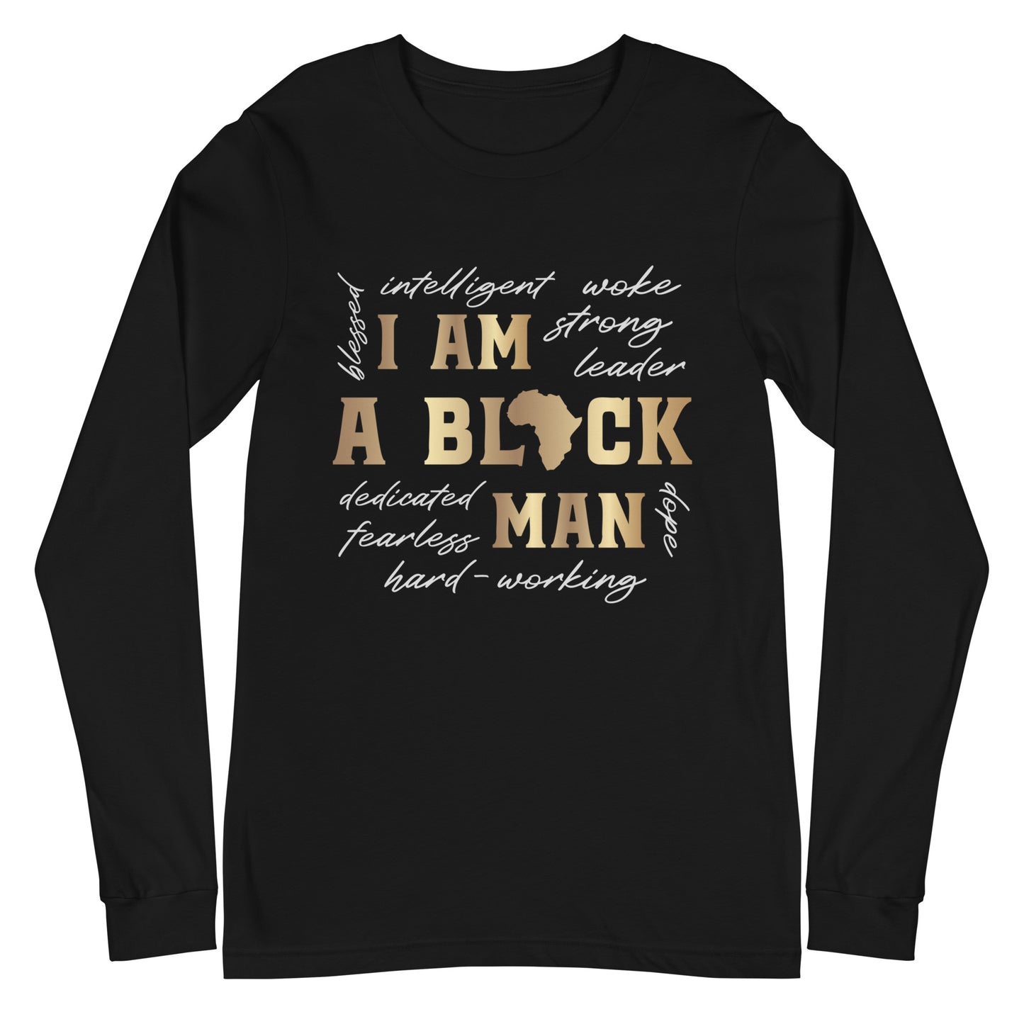 I am a Black Man Unisex Long Sleeve Tee