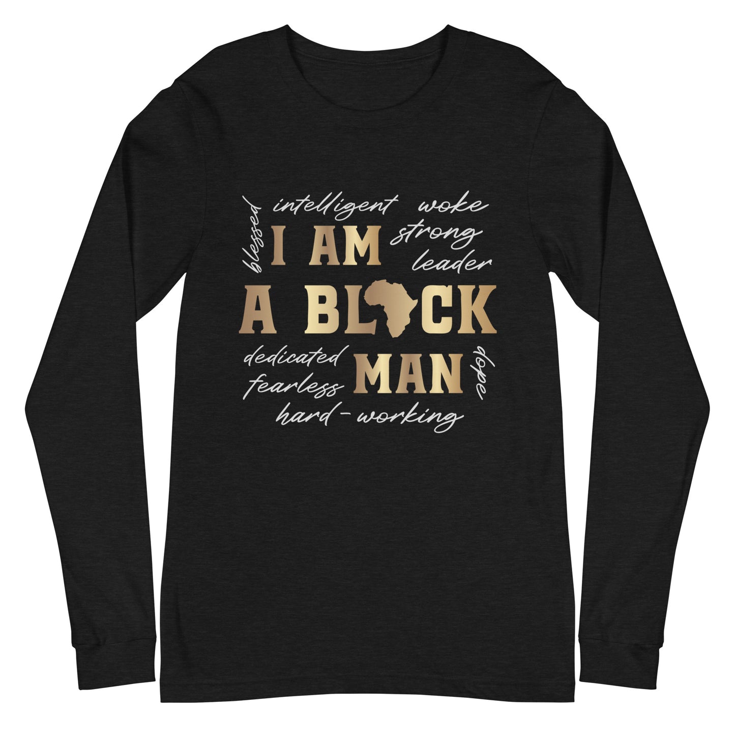 I am a Black Man Unisex Long Sleeve Tee