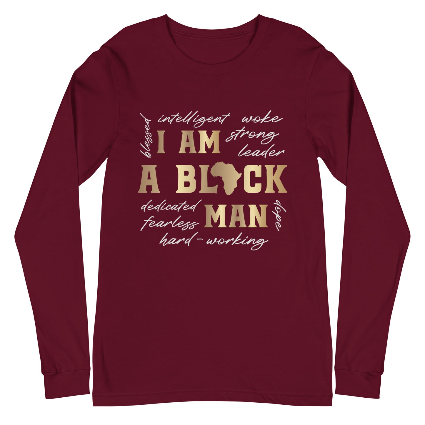 I am a Black Man Unisex Long Sleeve Tee