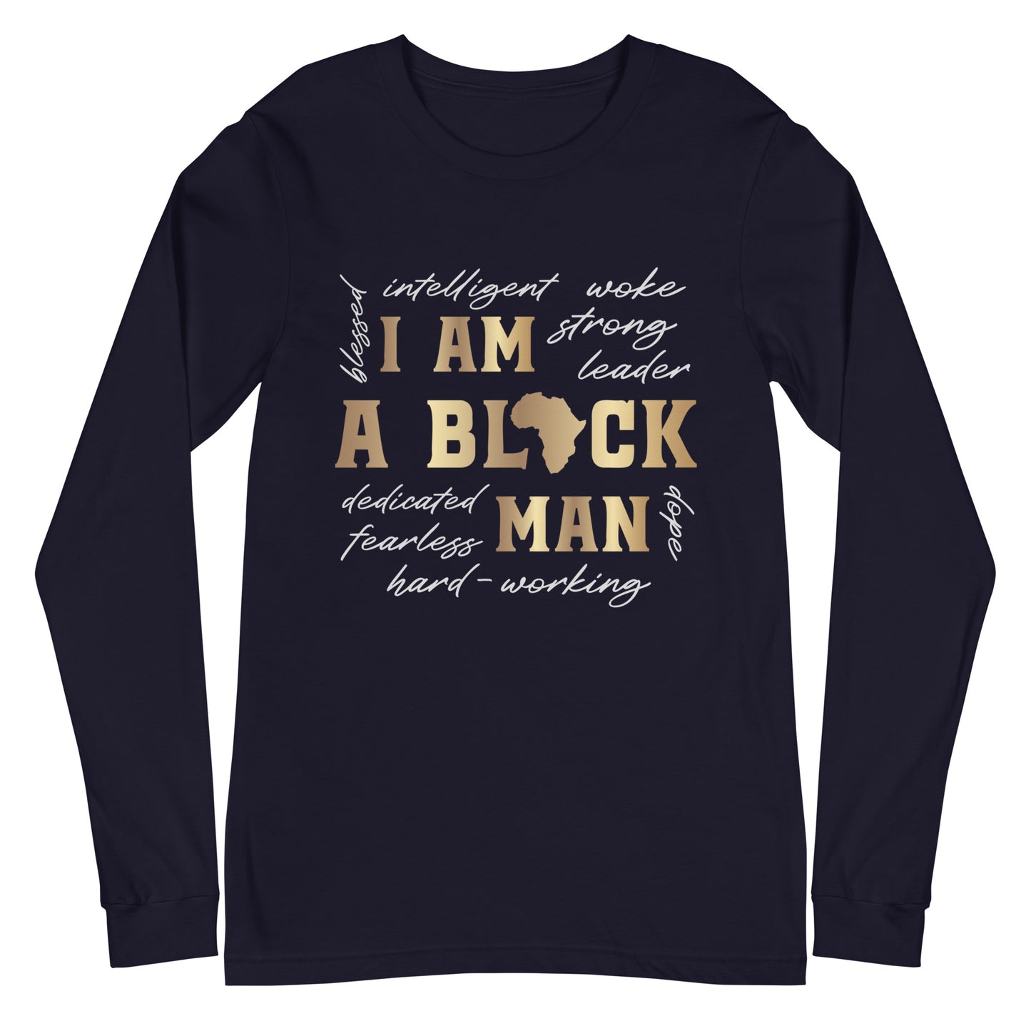 I am a Black Man Unisex Long Sleeve Tee